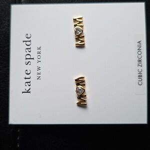 Kate Spade 'LOVE YOU, MOM' Mom Studs